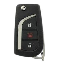 Coque commande TOYOTA 3 bouons profil 1