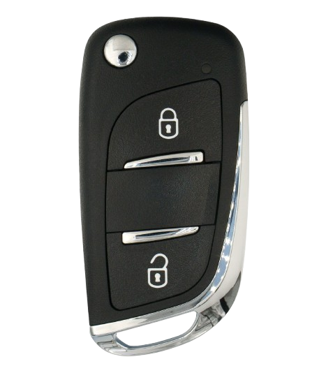 PEUGEOT CITROEN 2 boutons chromée