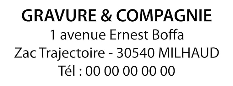 apperçu maquette TRODAT PRINTY 4911
